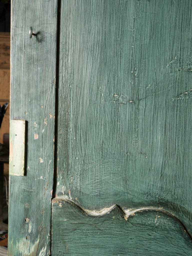 Antique French Louis XV Corner Cupboard w/ Original Paint - 77½"