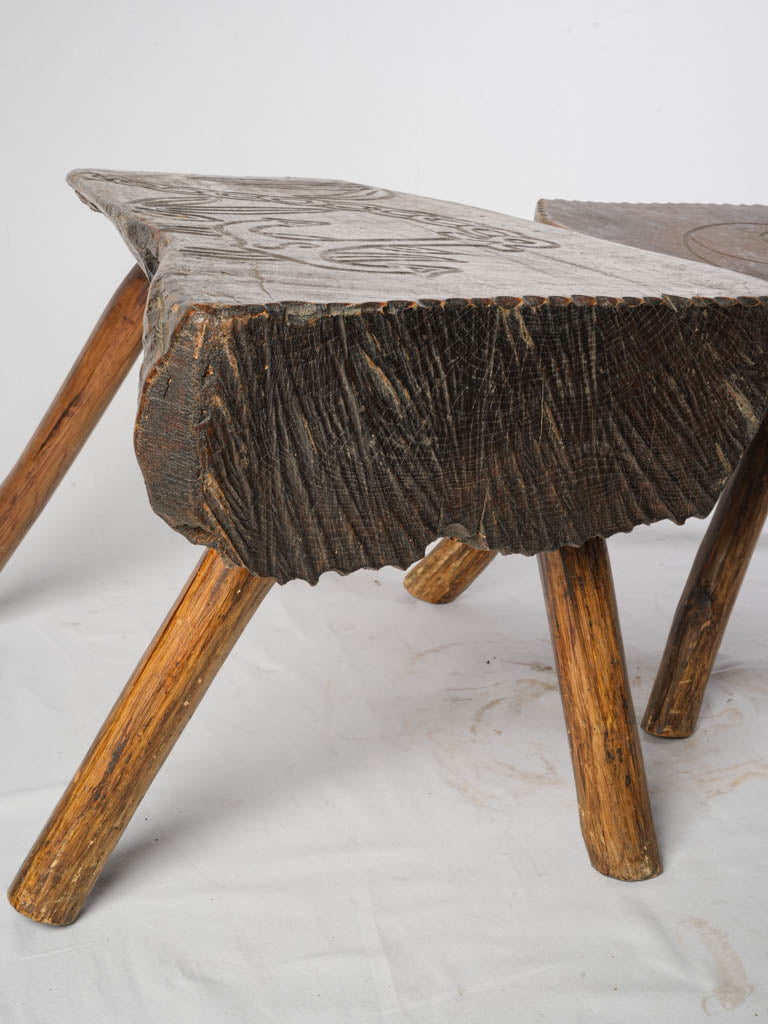 Decorative rustic marine motif furniture