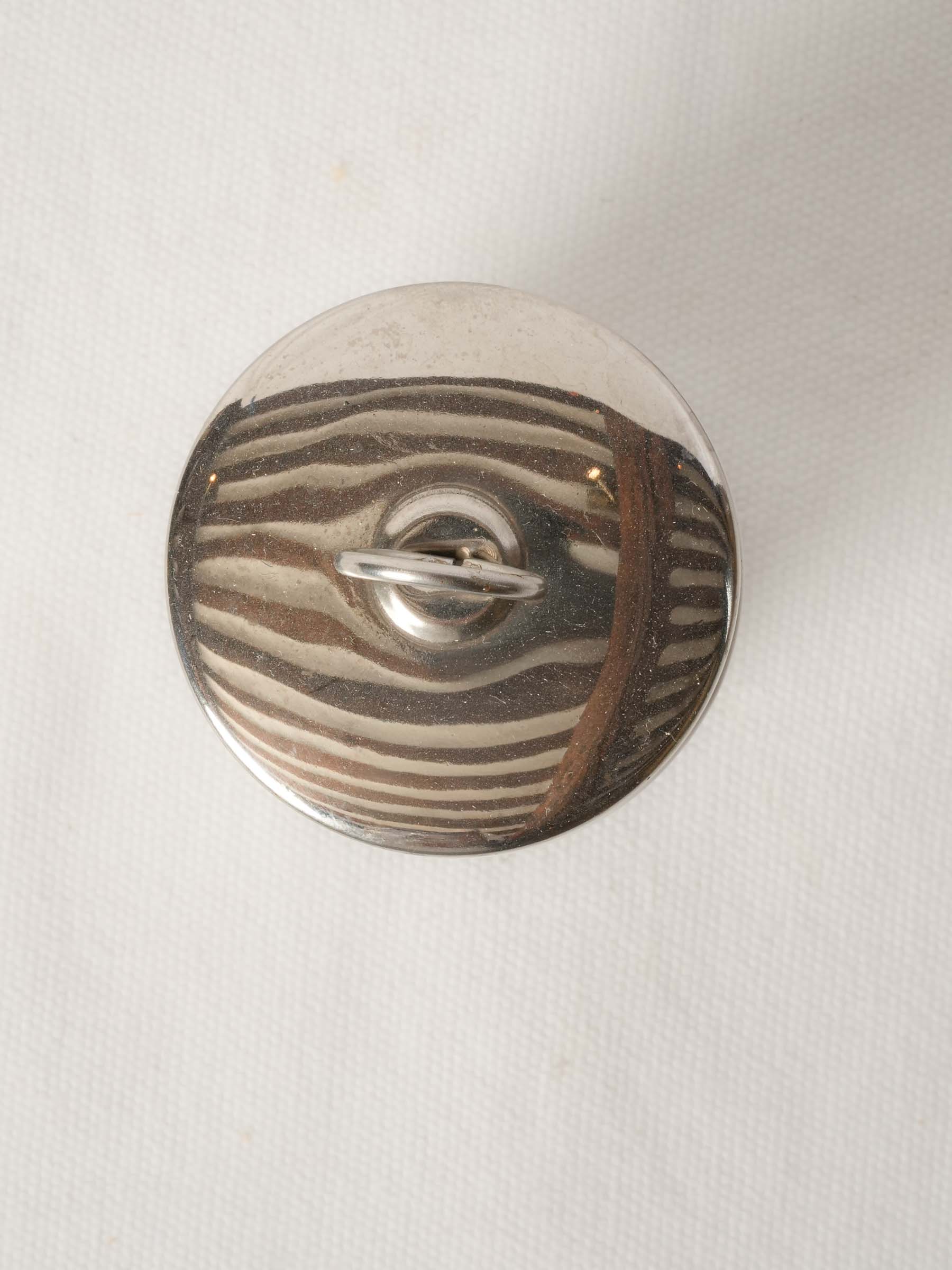 Vintage Porcelain Egg Coddler with Metal Lid