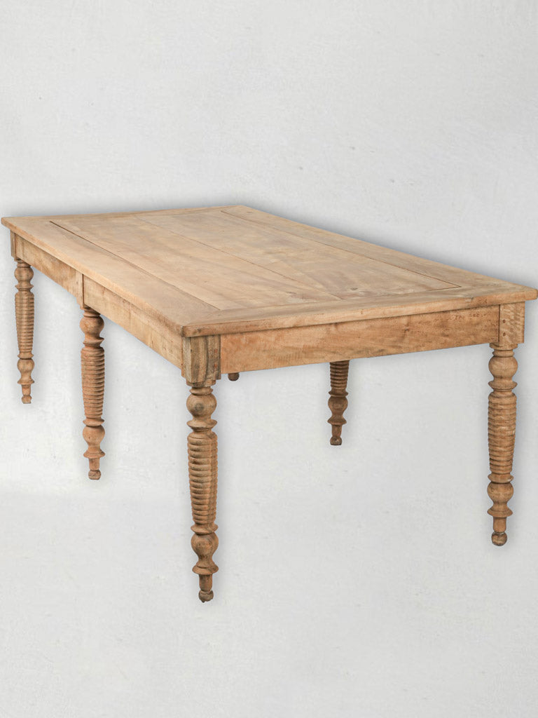 Rustic French walnut dining table
