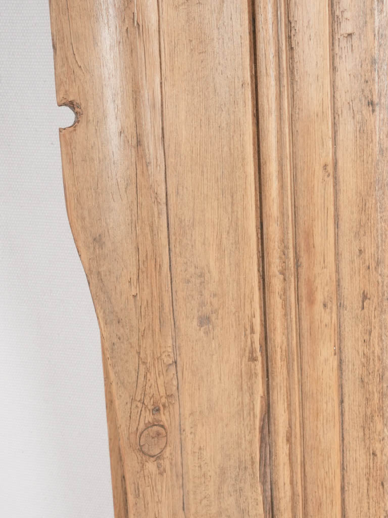 Nostalgic oak wood-framed mirror