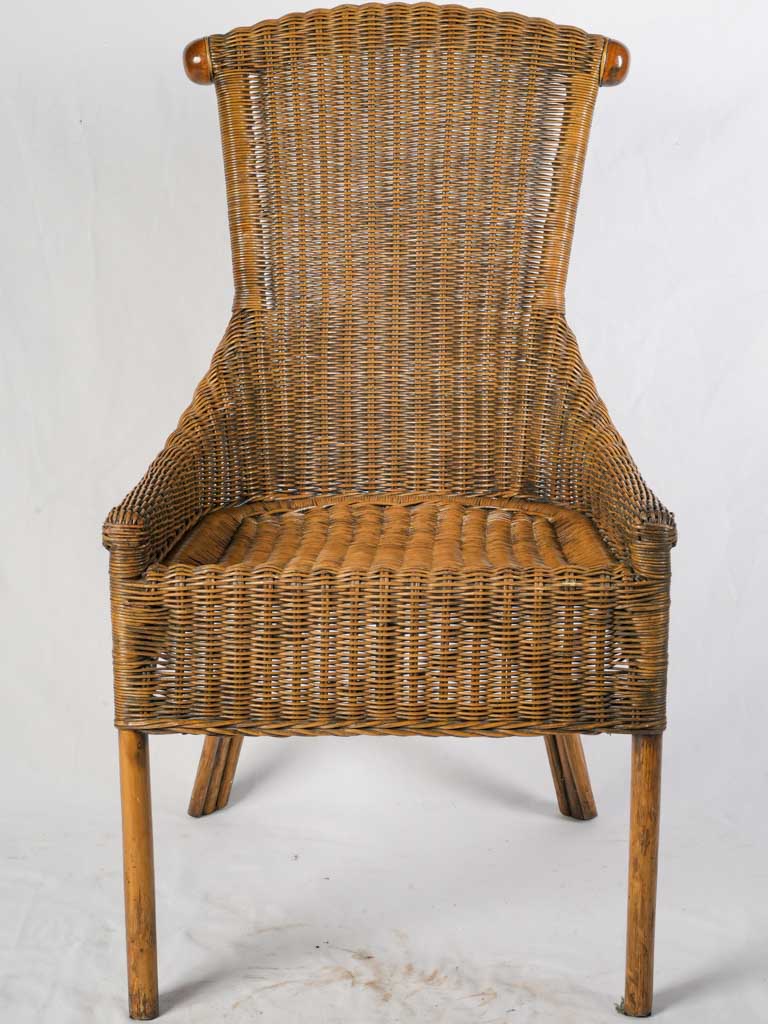 Timeless bamboo construction armchairs