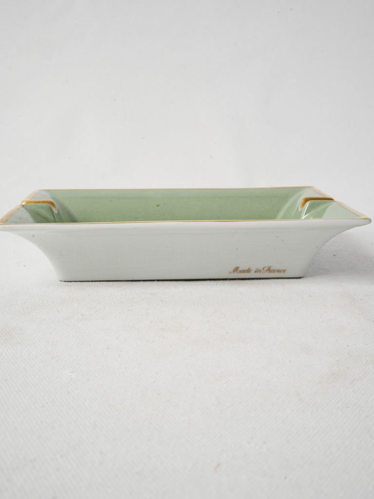 Authentic heritage porcelain ashtray