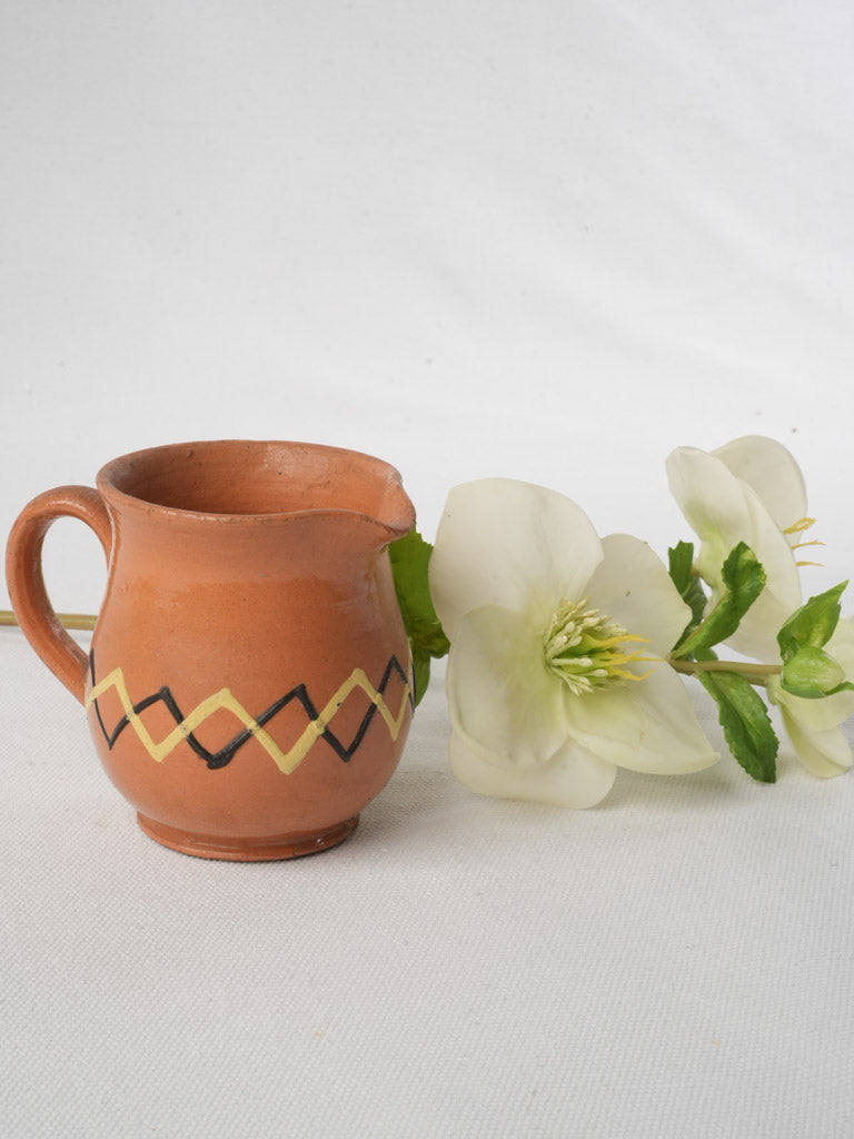 Rustic Savoyard earthenware vessel