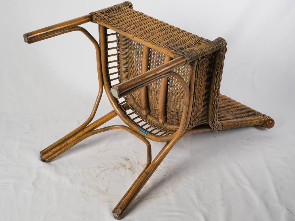 Mid-century charm rattan chairs