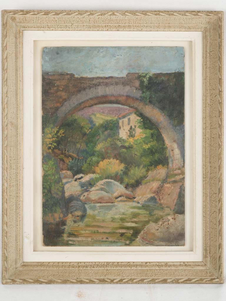 Antique Provençal Oil Painting