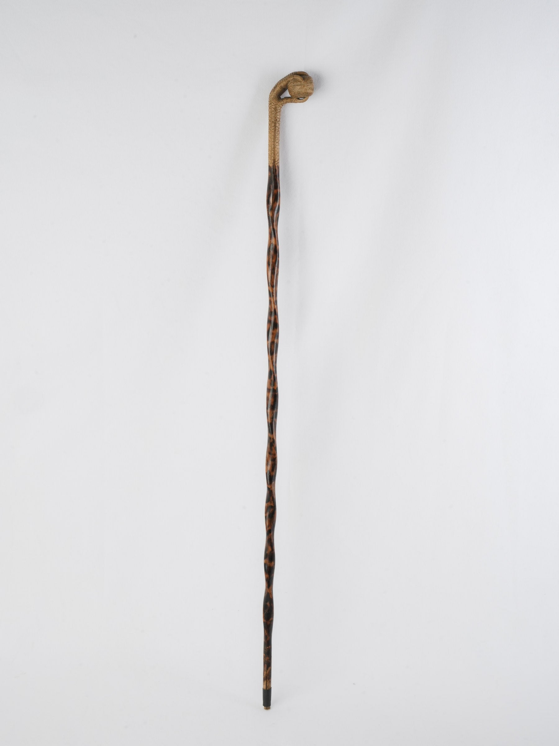 Richly figured amourette wood cane