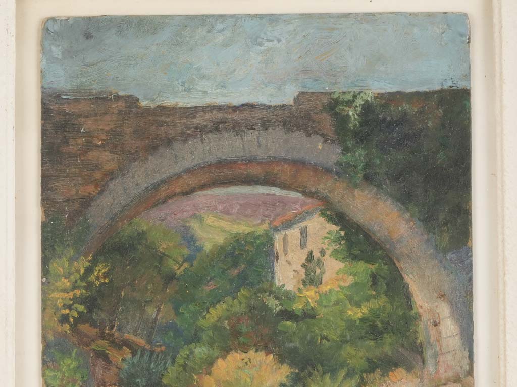 Rustic Stone Bridge Scene