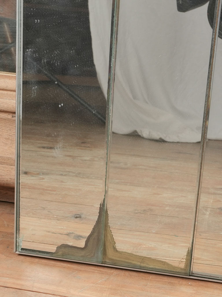 Retro 1950s designer glass coat mirrors