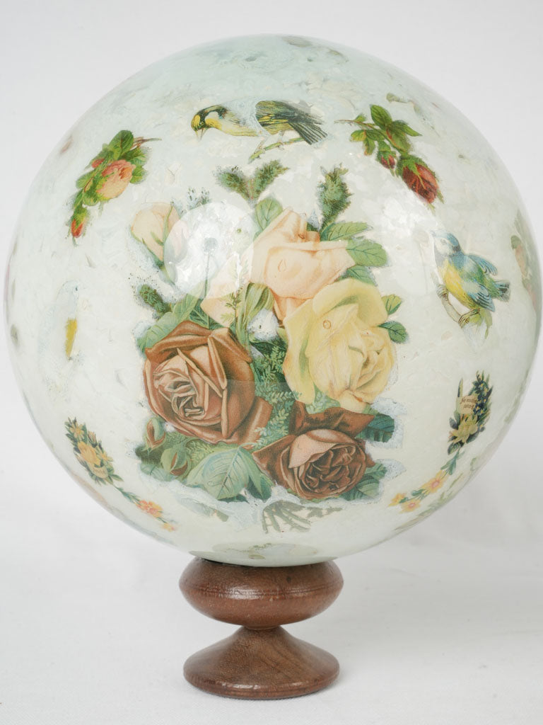 Delicate, timeless blown glass spheres