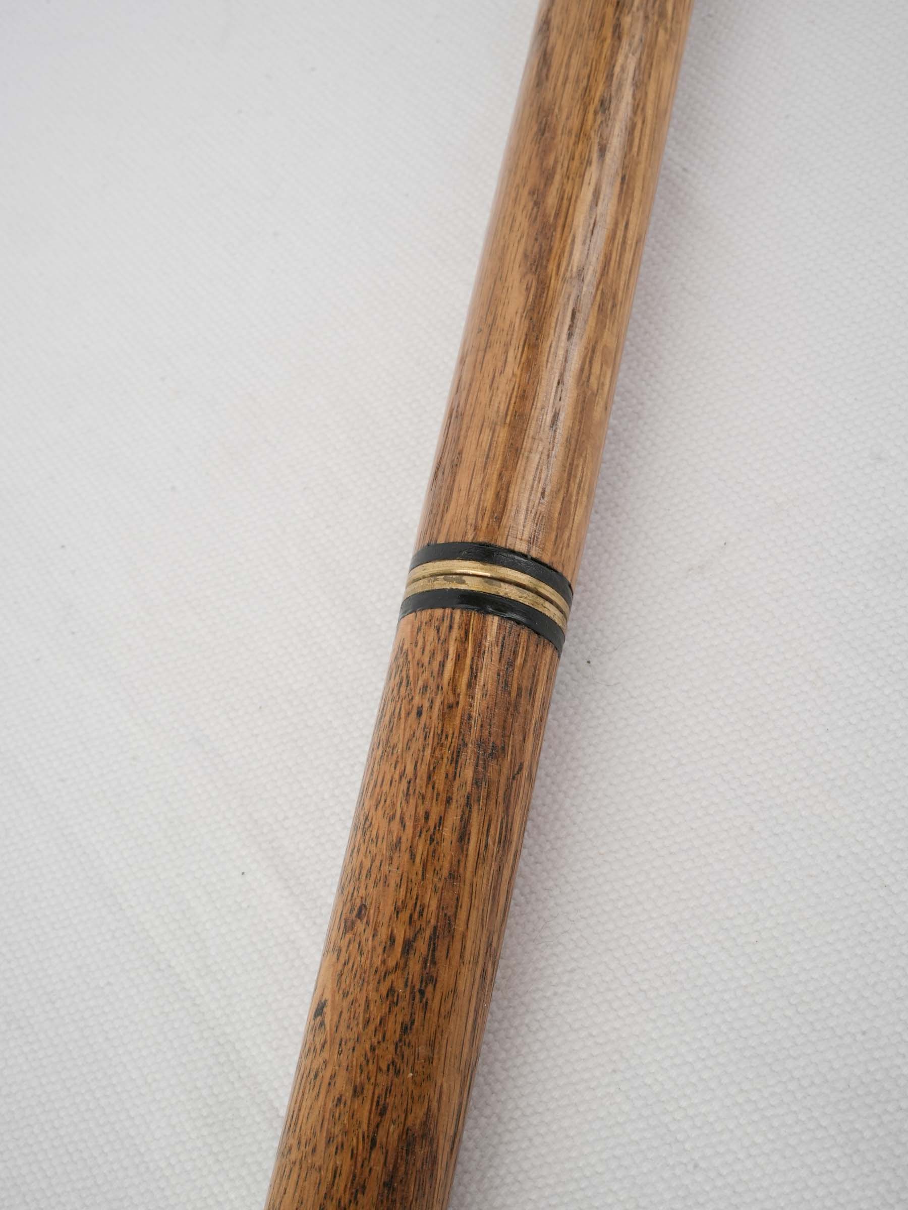 Chic antique brass travel cane