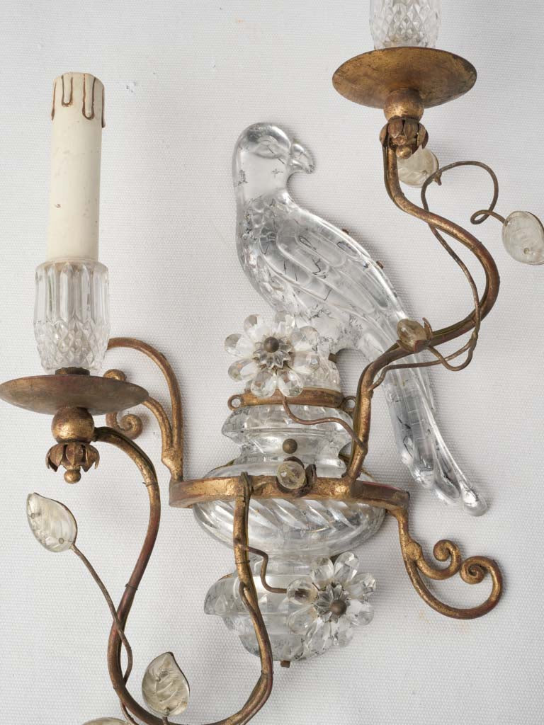 Petite bronze sconce pieces