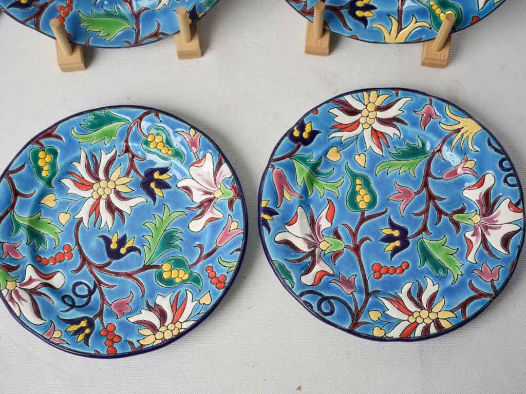 Unique craquelé glaze enamel dishes