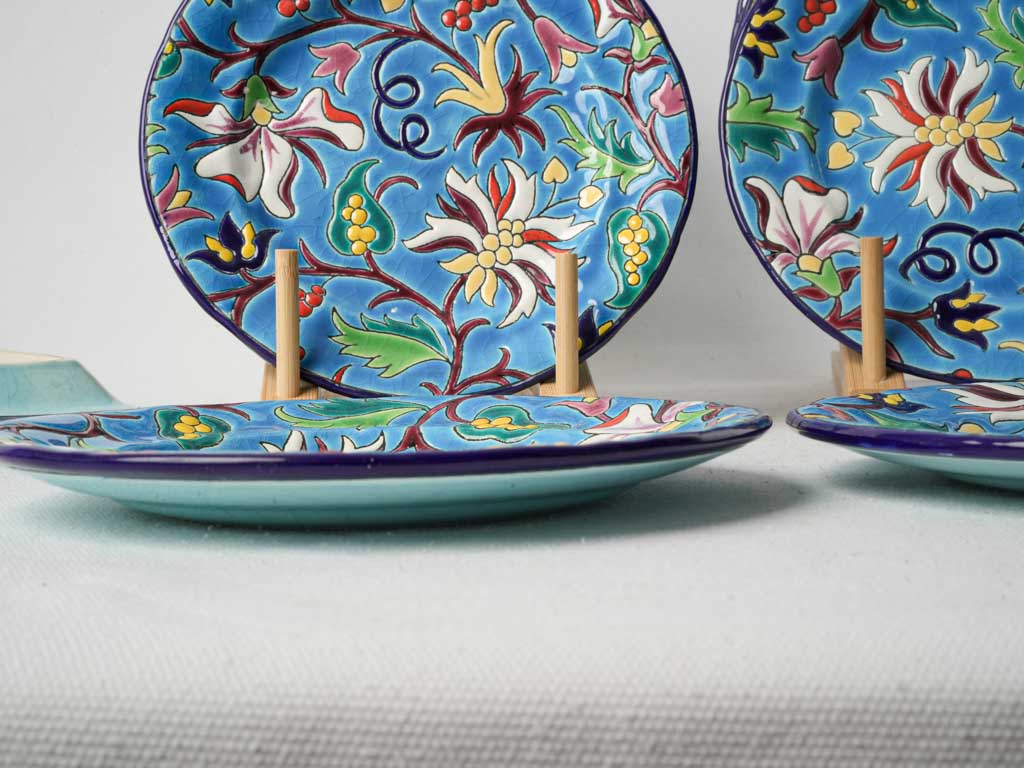 Historic Longwy ceramic gallery piece