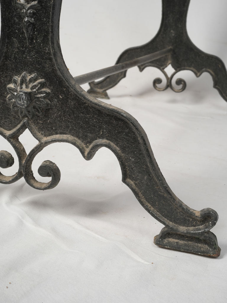 Timeless cast iron bistro table frame