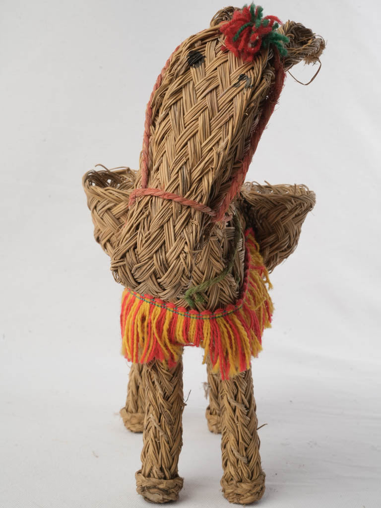 Charming Mediterranean donkey ornament