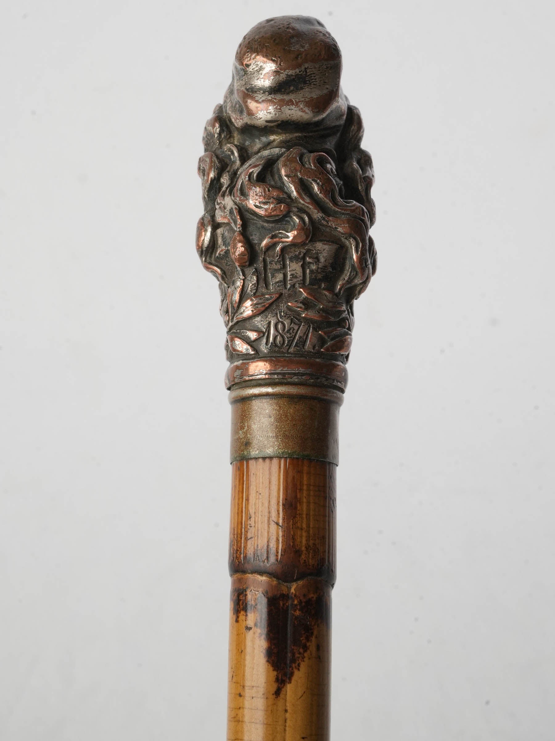 Crafted French republic symbol cane.