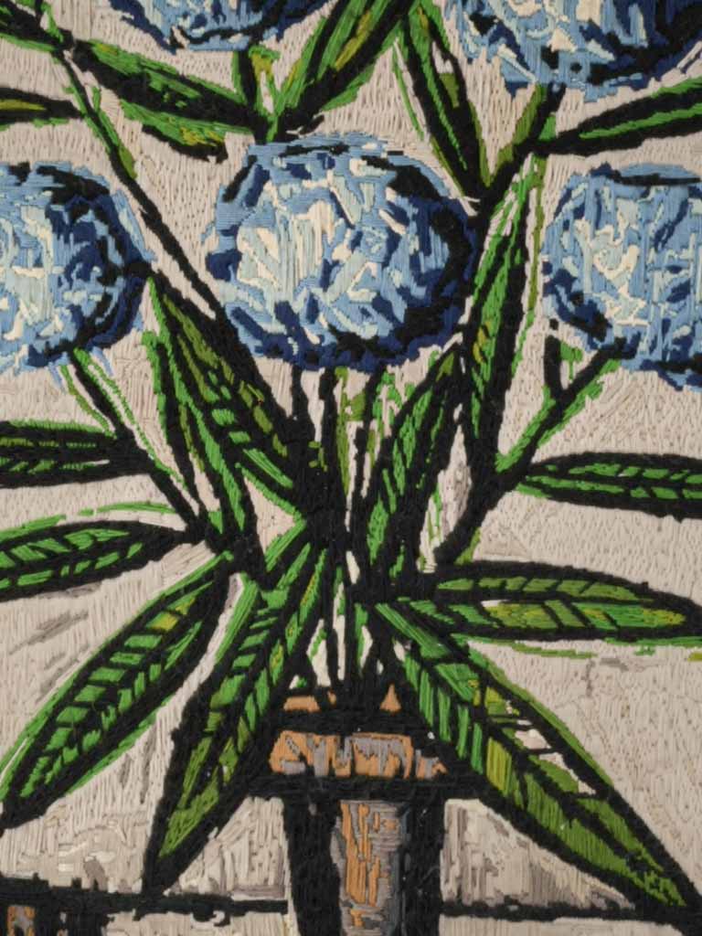 Bold expressionist wall hanging  