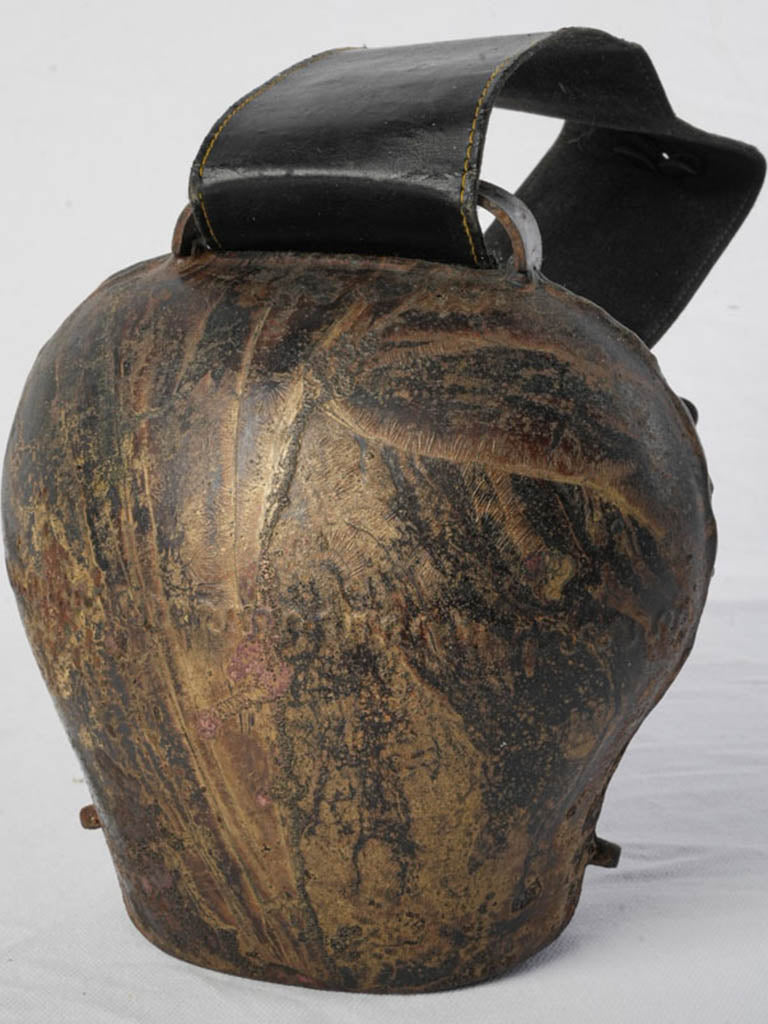 Textured sculptural rustic cowbell