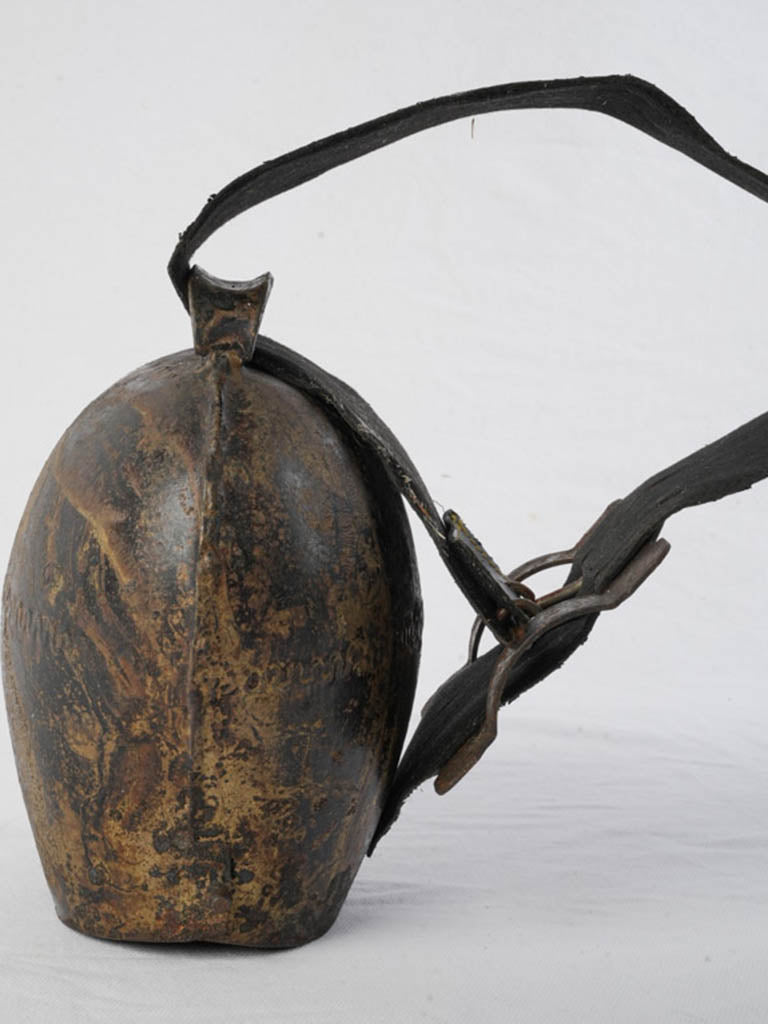 Patina finished farmhouse cowbell