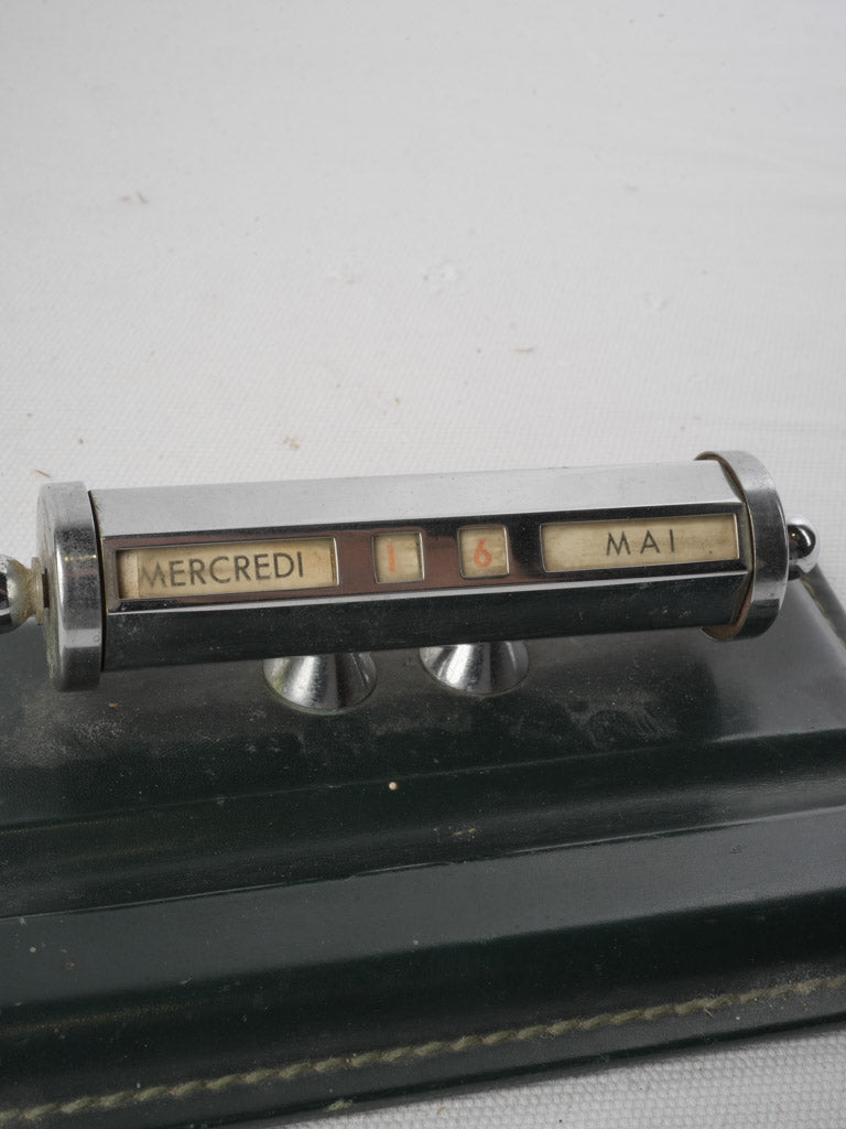 Cream paper retro calendar display