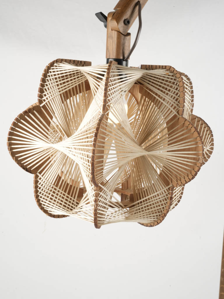 Intricate insect-wing design lamp