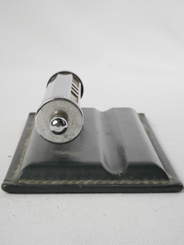 Petite leather desktop organizer