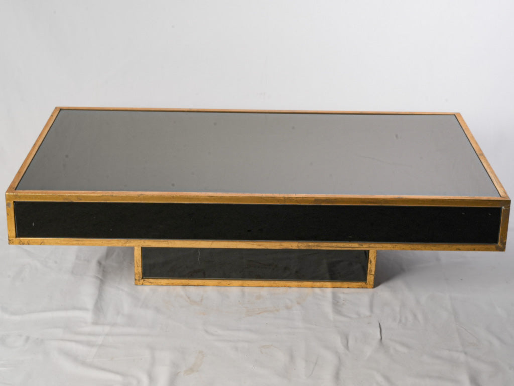 Sleek minimalist coffee table