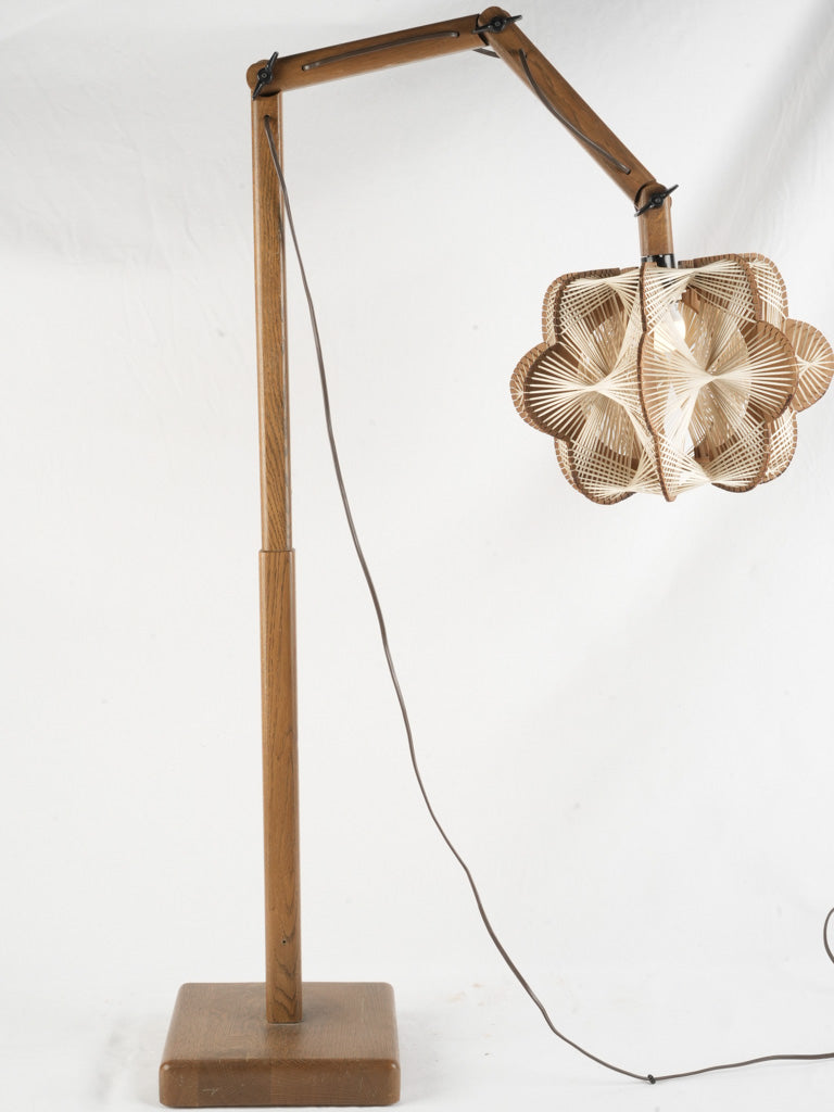 Minimalist organic touch floor lamp