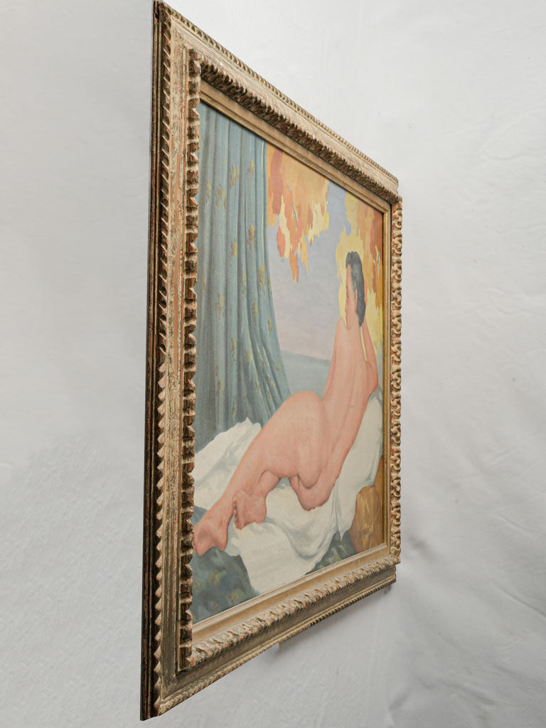 Radiant reclining nude art