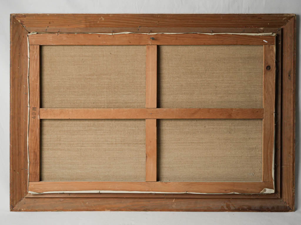 Soft fluid brushwork painting