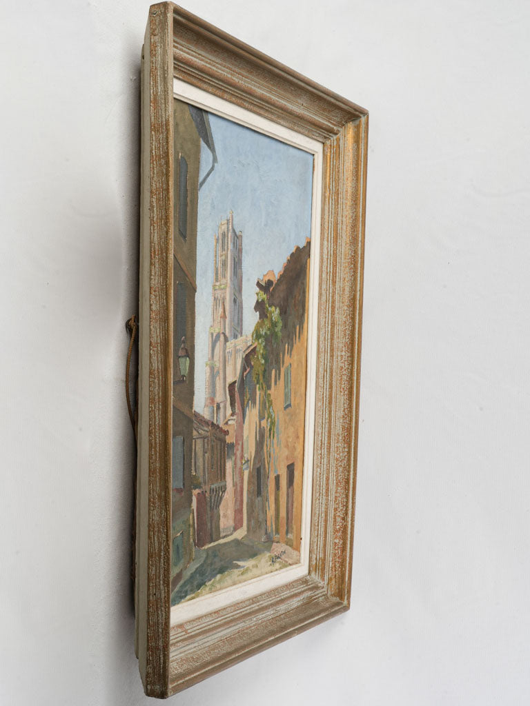 Majestic cathedral scene oil painting  