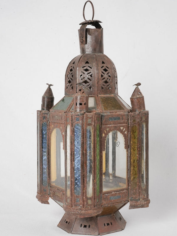 Colorful vintage Moroccan lantern