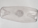Vintage Provencal blown glass fish trap
