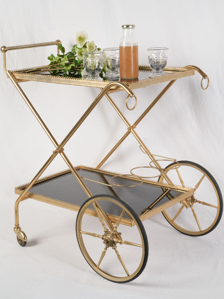 Refined neoclassical bar trolley