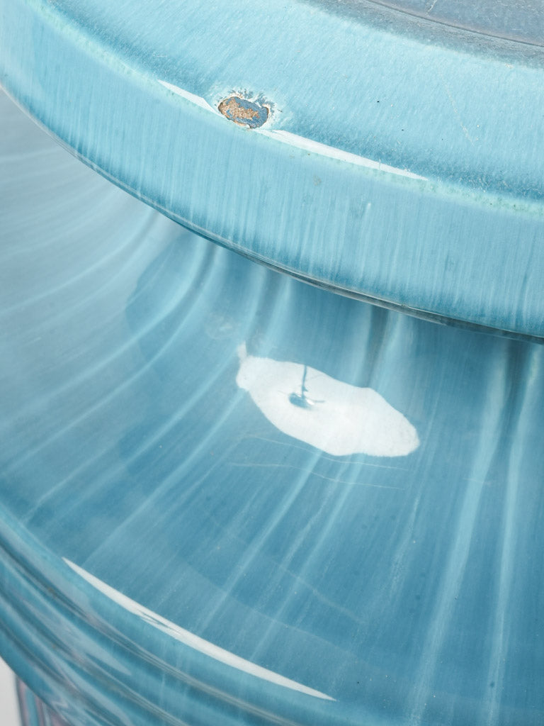 High relief sculptural urn