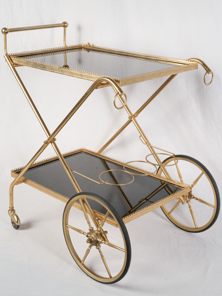 Vintage elegant French bar cart