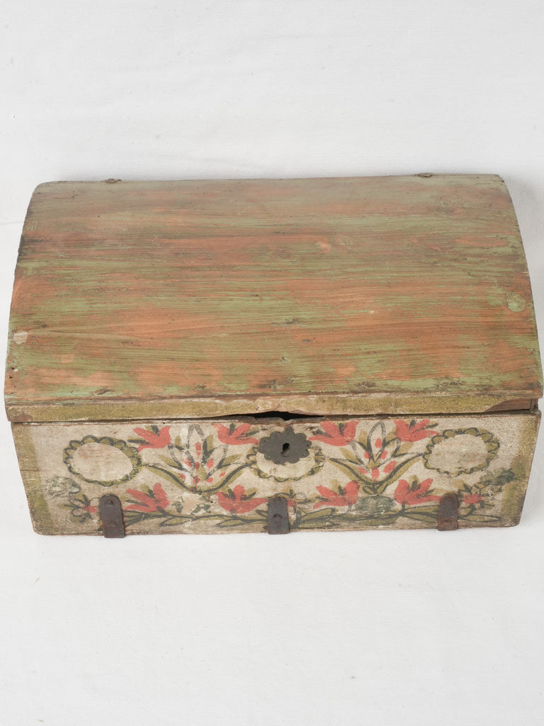 French vibrant floral motif box
