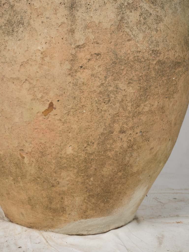 Intricate Shield Designs Terracotta Olive Jar