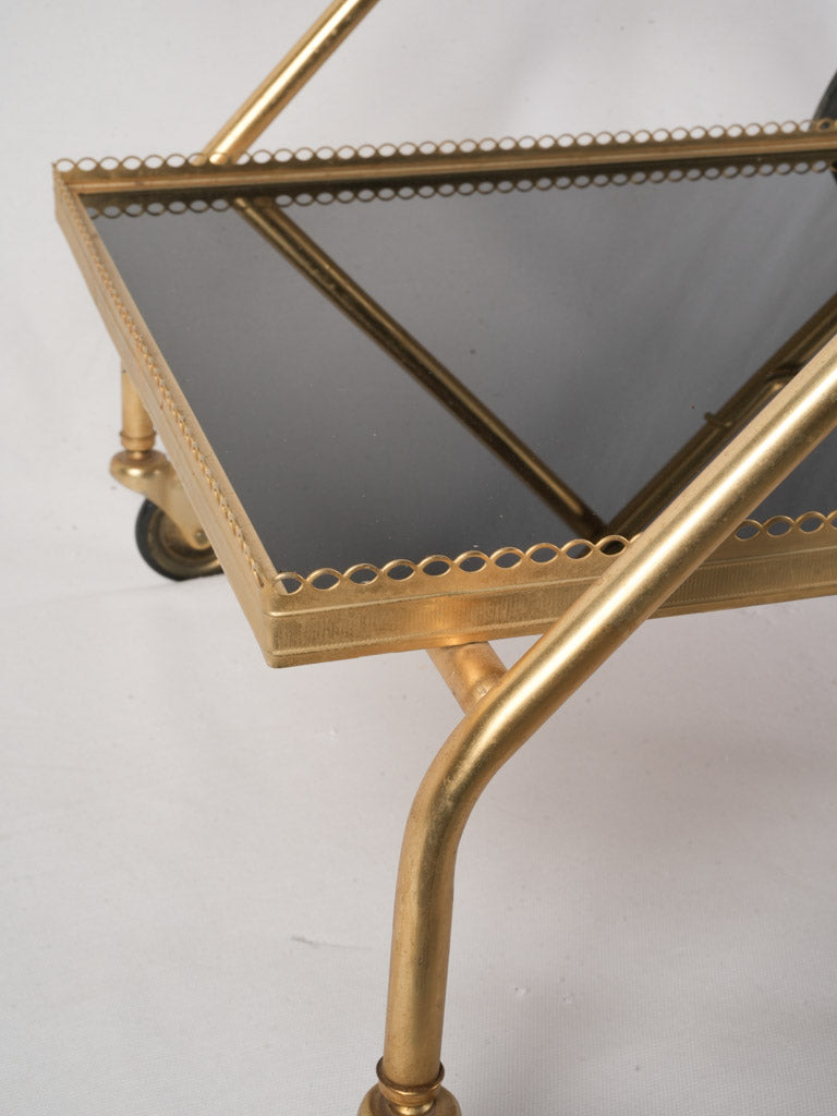 Vintage French-inspired drinks trolley