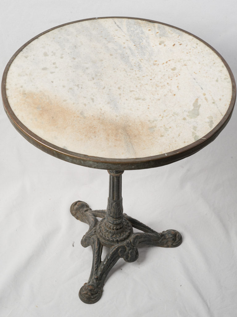 Sophisticated antique tripod base table