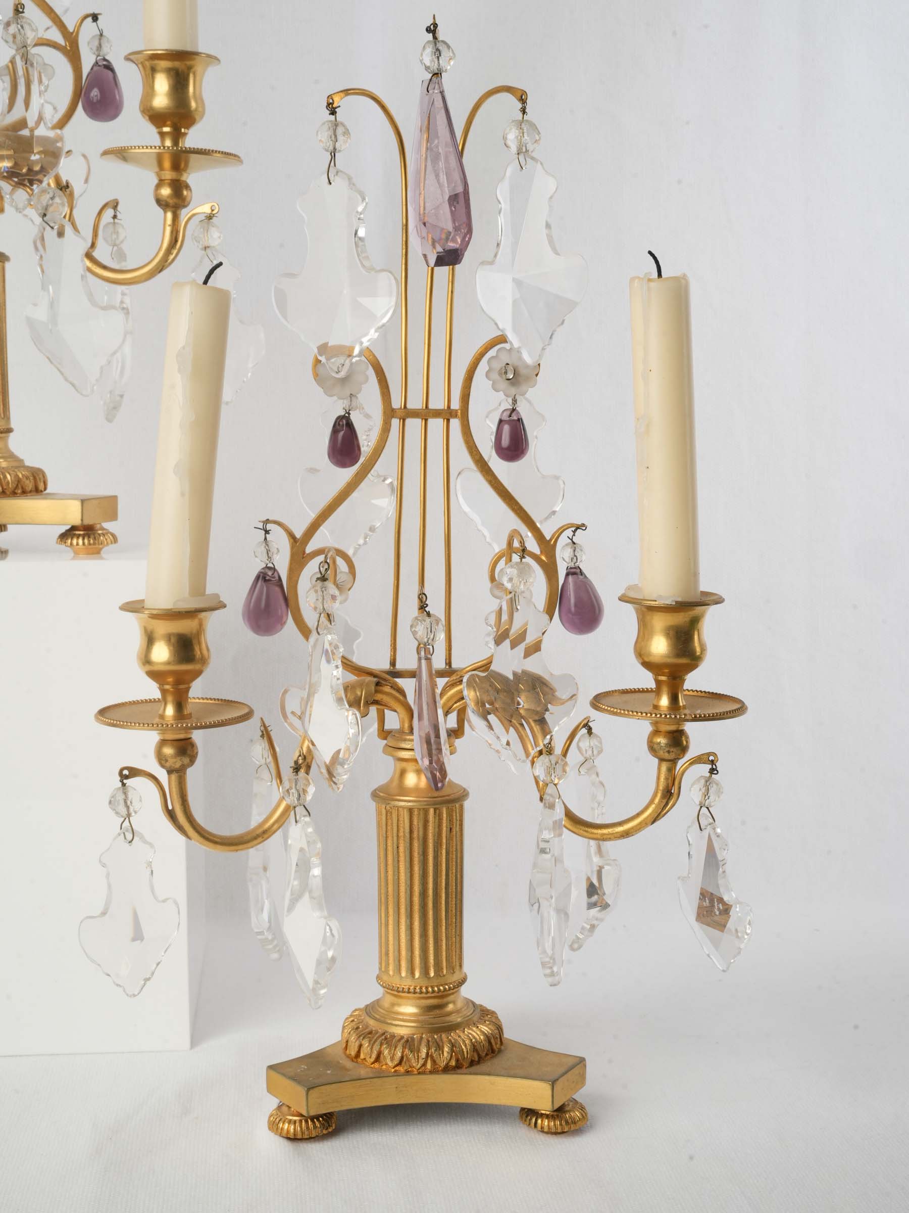 Elegant French bronze lights