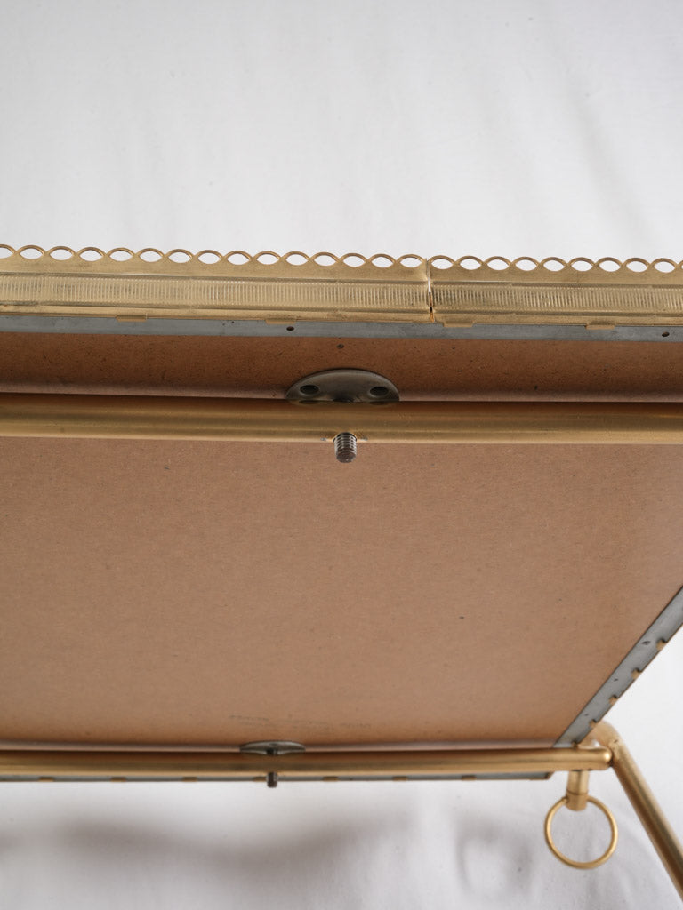 Handsome mobile vintage drinks trolley