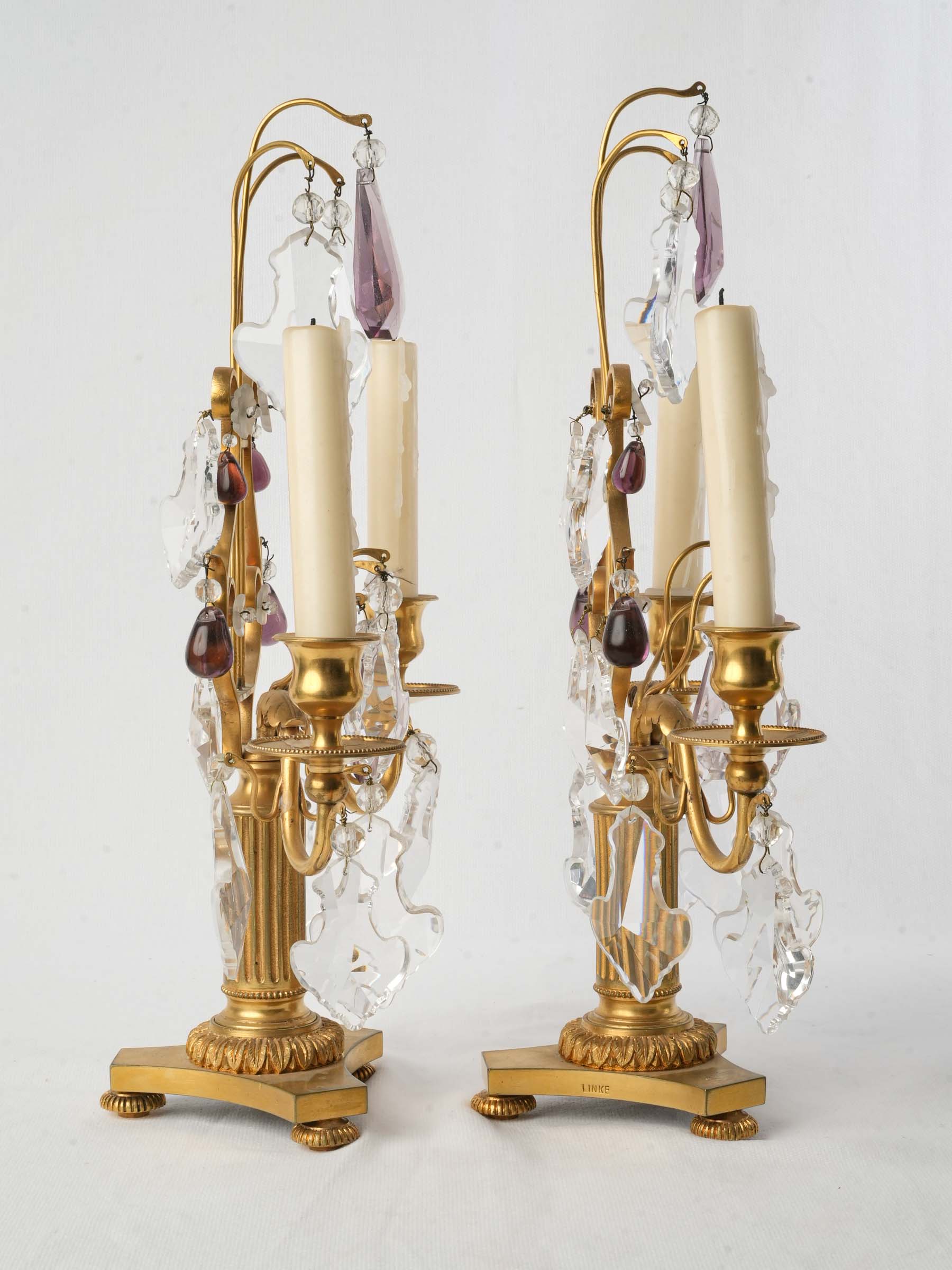 Luxurious François Linke candelabra