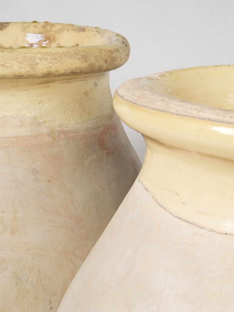 Authentic Weathered Terracotta Biot Jars