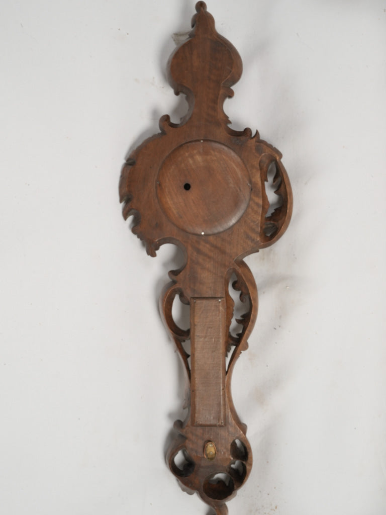 Acanthus leaf decorated French barometer