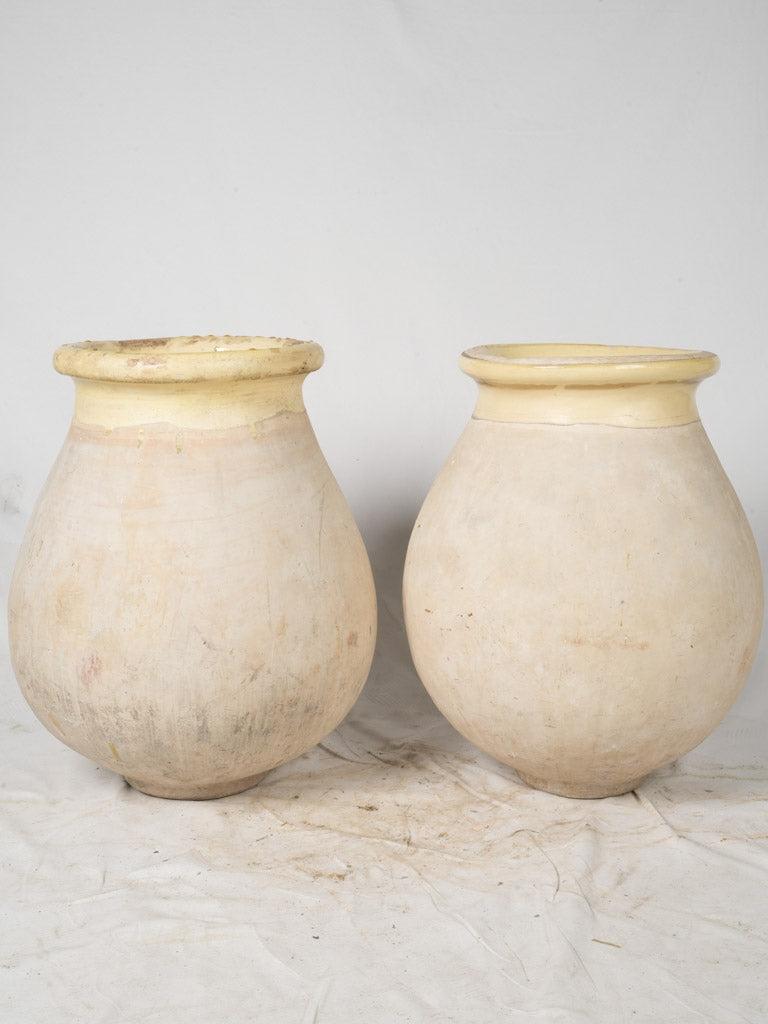 Distinctive Terracotta Biot Olive Jars