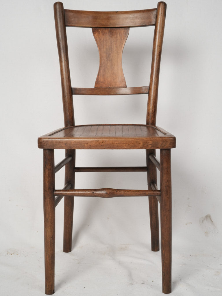 Classic striped wooden dining chair