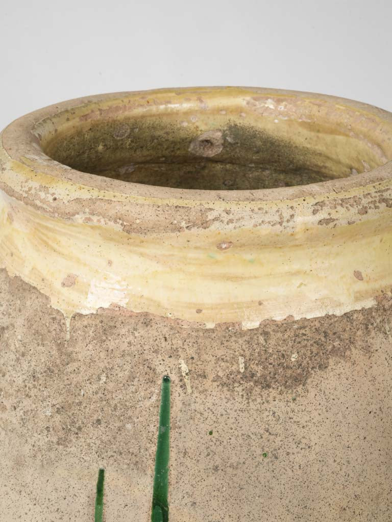 Traditional Biot Jar with Glazed Finish