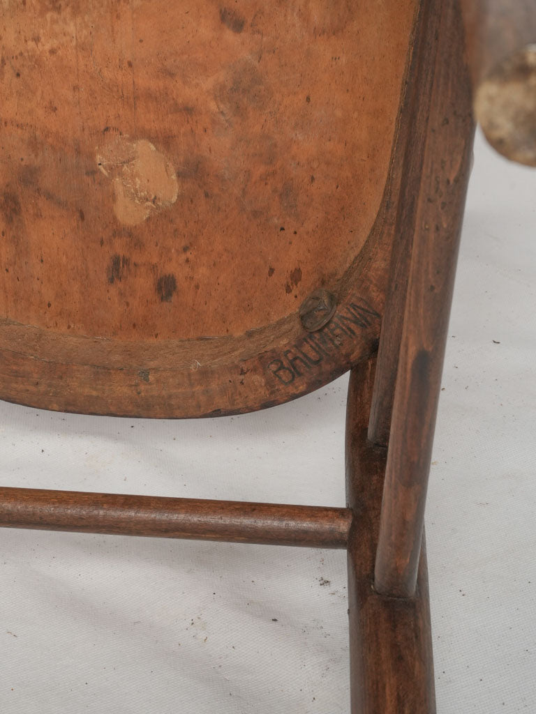 Stylish early 20th century bistro seat